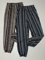 Floral Print Sleep Bottoms Cozy Solid Elastic Waistband Pants Women's Sleepwear