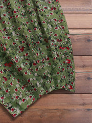  Colorblock Floral Print Tank Dress