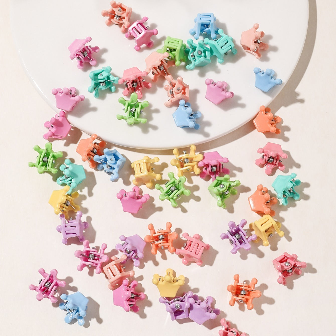 50Pcs Mini Hair Claw Clips For Baby And Girl Small Hair Accessories