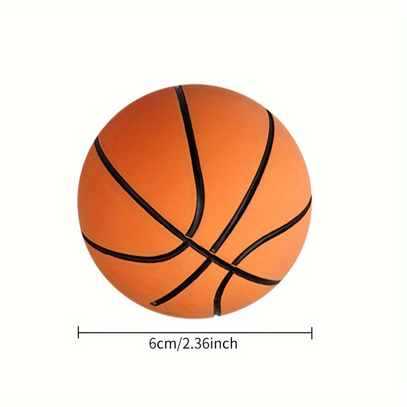 3pcs Mini High Elastic Rubber Ball Creative Mini Basketball