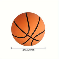 3pcs Mini High Elastic Rubber Ball Creative Mini Basketball