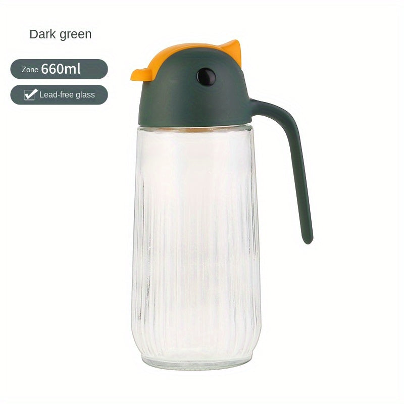 Glass Dispenser Bottle Leak-proof Seasoning Vinegar Bottle