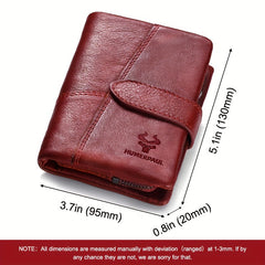 HUMERPAUL Women's Leather Wallet RFID Blocking Clutch