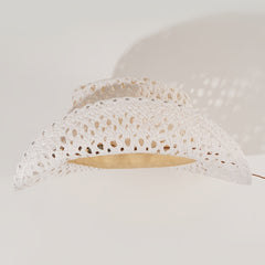 Casual Hollow Boho Straw Hat Summer Sun Hat