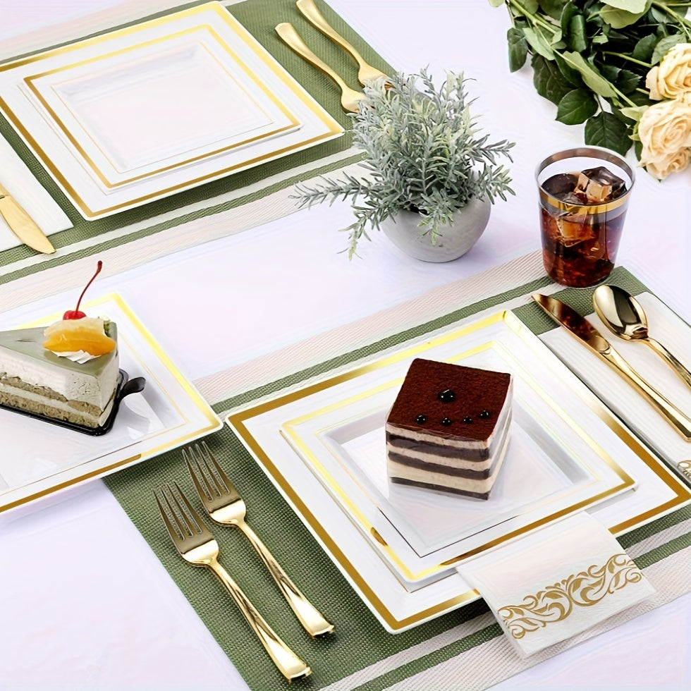 12pc Disposable Guest Towels Soft Absorbent Linen Feel Paper Hand Towel