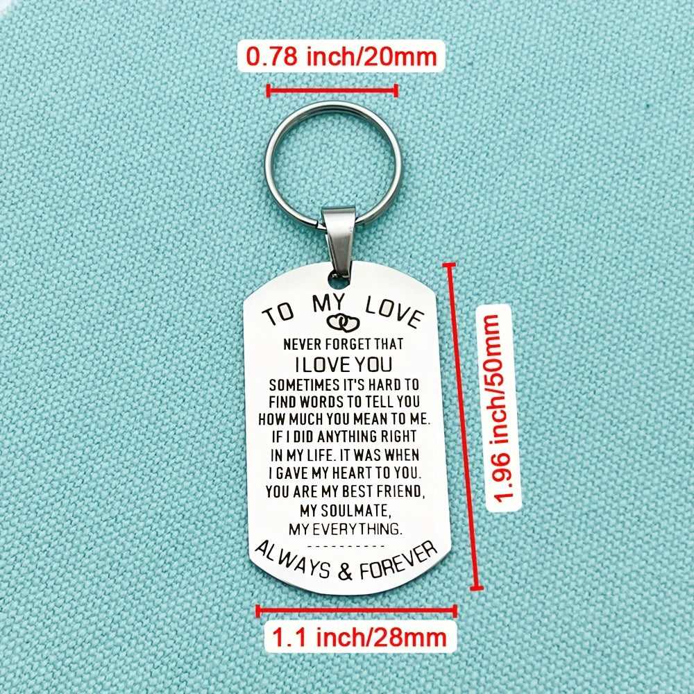 Love Keychain For Couples Husband Wife