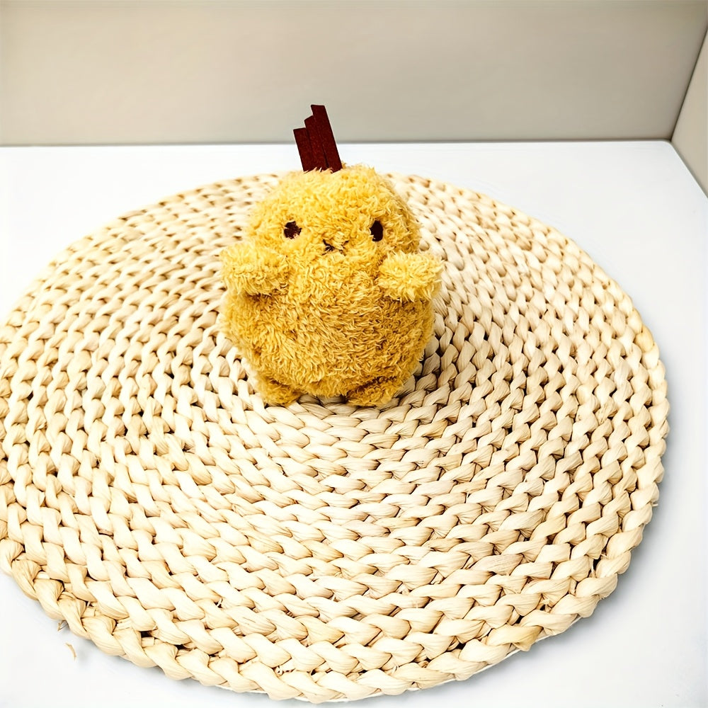 Fluffy Potato Plush Toy Smiling Face Soft Stuffed Animal