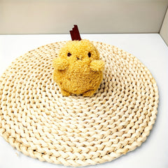 Fluffy Potato Plush Toy Smiling Face Soft Stuffed Animal