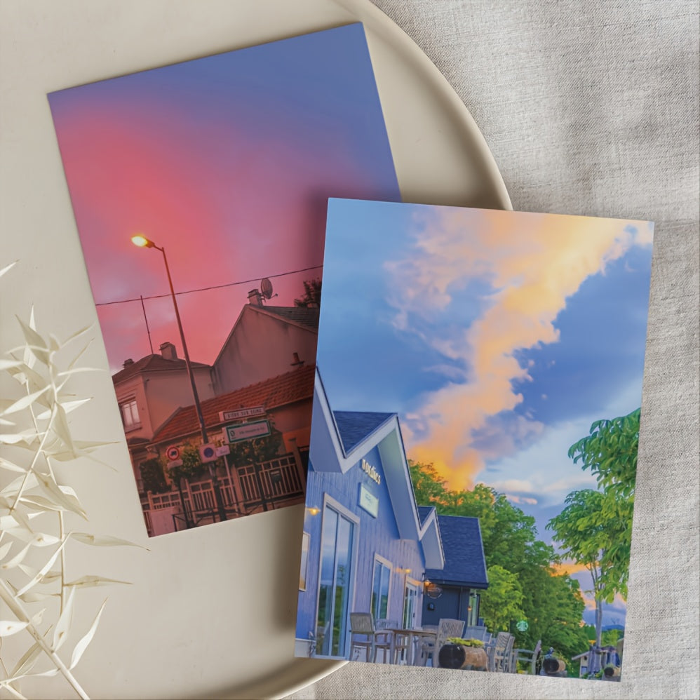 20pcs Street View Wall Stickers: Transform Your Dorm Room