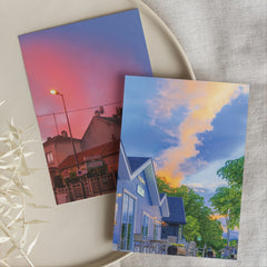 20pcs Street View Wall Stickers: Transform Your Dorm Room
