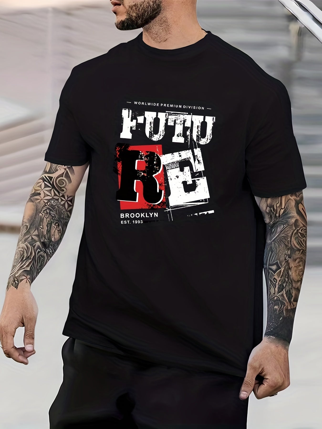 Men's Graphic Crew Neck T shirt Casual Comfy Tees For Summer