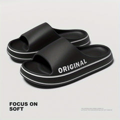 Men's Lightweight Open Toe Slippers for Shower Spring Summer
