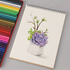 1pc Sketch Coil Book Hand painted Sketchbook Art Student Painting Paper