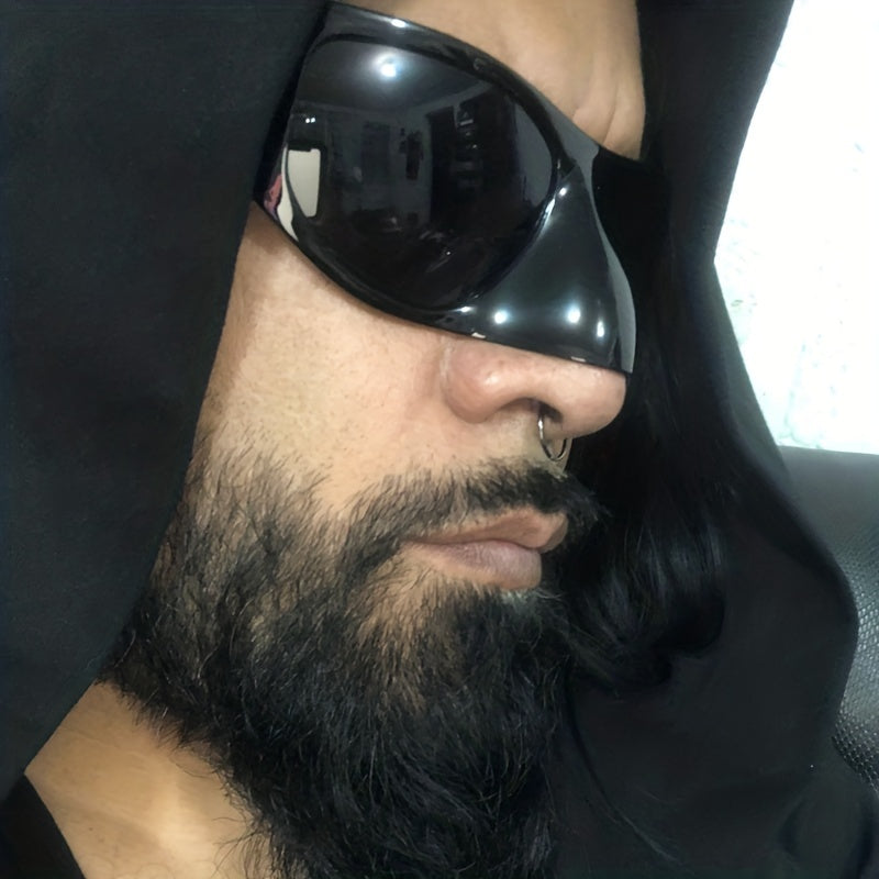Men's Y2K Oversized Goggle Sunglasses Vintage Punk Style