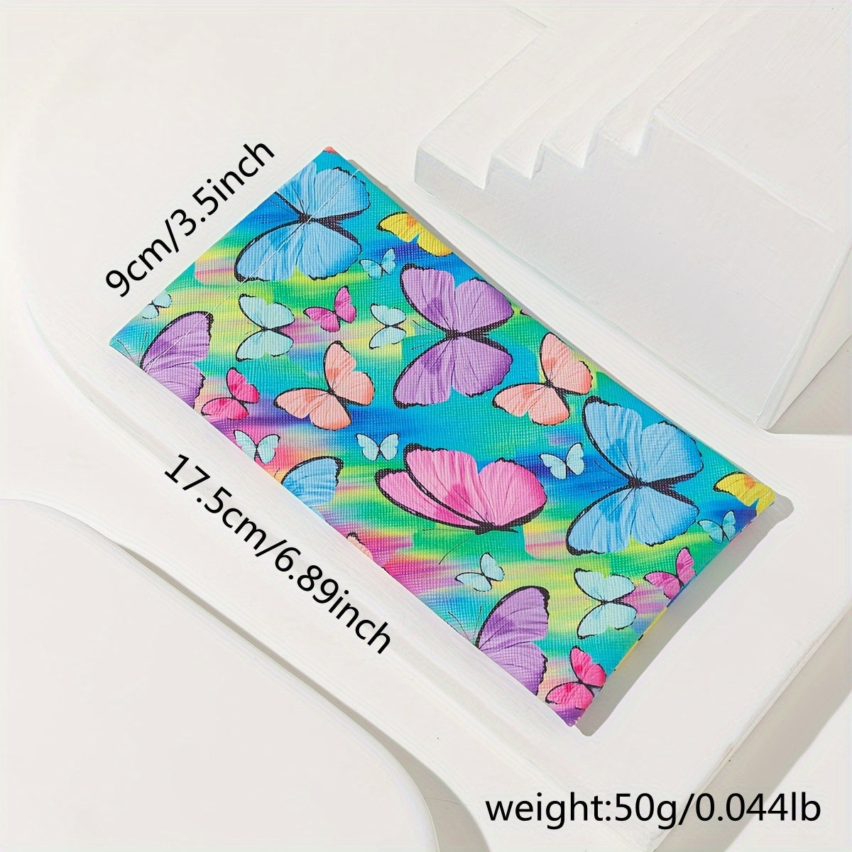 Colorful Butterfly Print Glasses Bag for Women