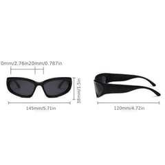 Square Classic Polarized Men's Sunglasses UV400