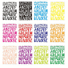 Colorful Rainbow Doorplate Address Number Vinyl PVC Sticker