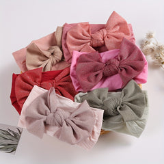 Bow Elastic Decorative Headband Hairband Hair Accessory
