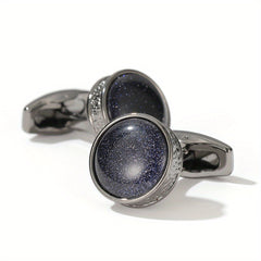 Round Shirt Cufflinks Classic Retro Cufflinks Suit Decoration for Women And Men
