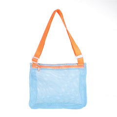 Children's Toy Storage Bag Hollow Seeable Beach Shoulder Bag