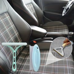 3 Pc Car Seat Cushion Hair Remover Set for Fuzz Dust Car Mat & Hairb