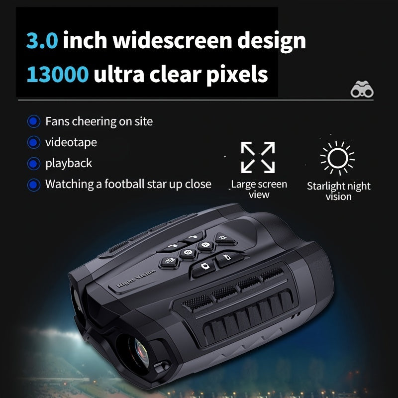 Infrared Night Vision Device 3" Wide Screen 8x Digital Zoom