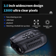 Infrared Night Vision Device 3" Wide Screen 8x Digital Zoom