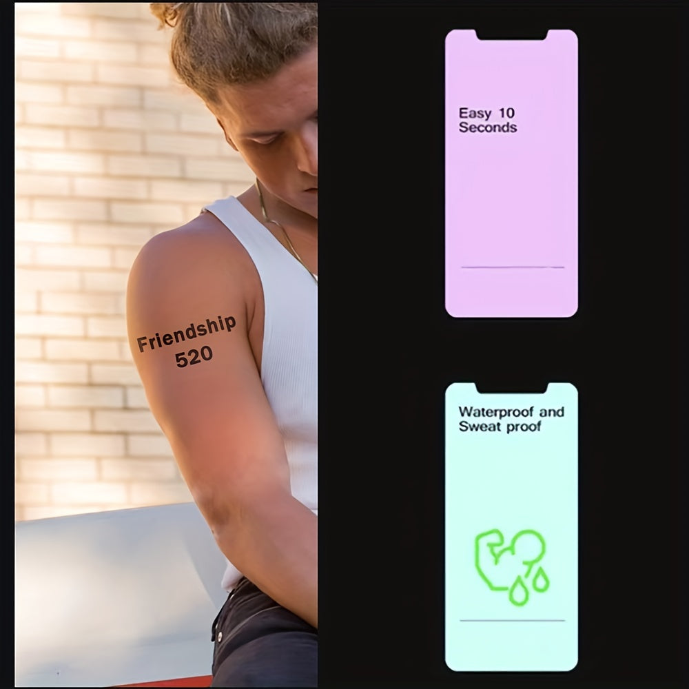 Rose Temporary Tattoo Stickers - Party Body Art Waterproof Stickers