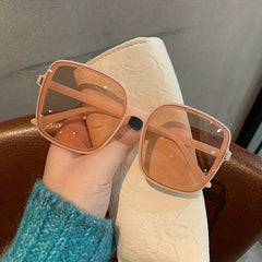 Oversized Square Sunglasses UV400 for Women Men Beach Party Club