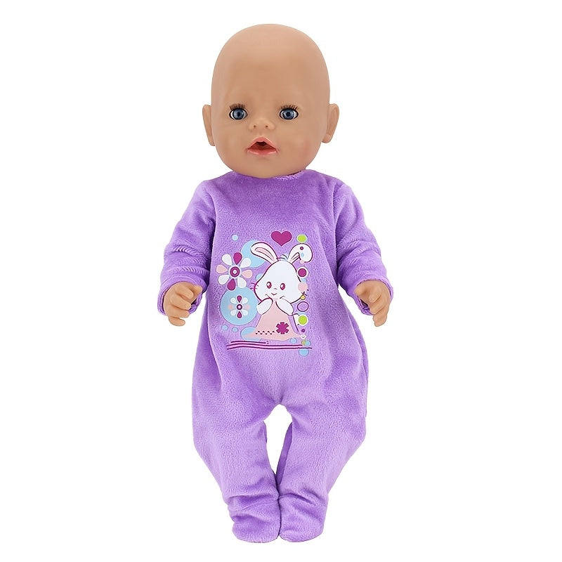 Colorful Doll Clothes 17 Inch 43Cm Dolls Onesie Outfit Separately