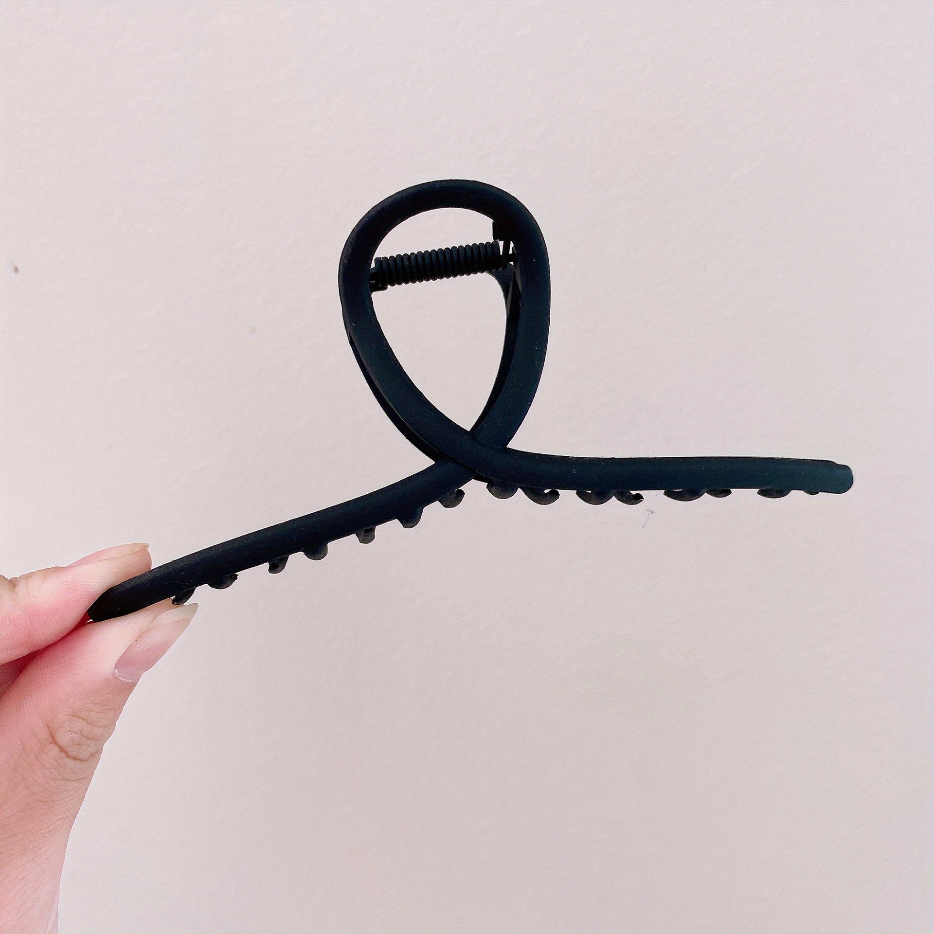 Large Frosted Metal Hair Claw Female Shark Claw Back Head Clip Hair Accessories