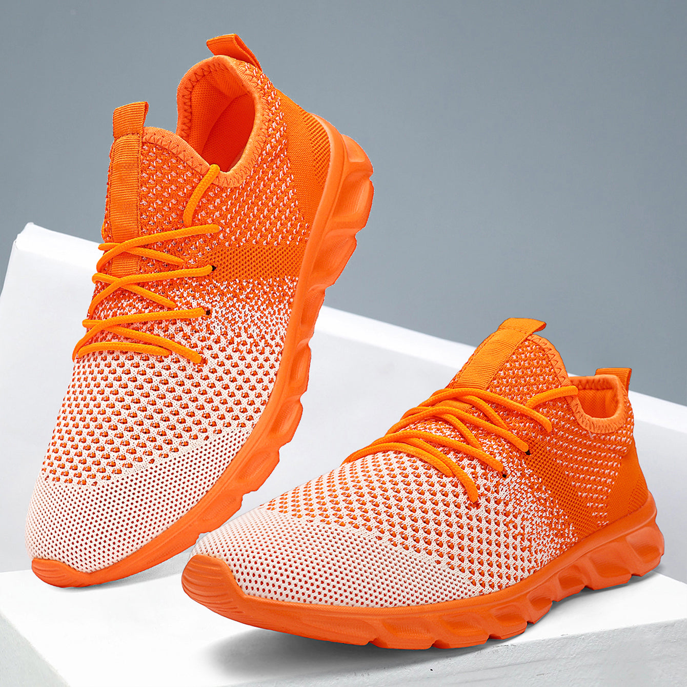 Men's Lightweight Breathable Running Sneakers Walking Shoes