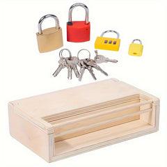 Kids' Educational Lock and Key Toy Set for Home School - Gift Idea