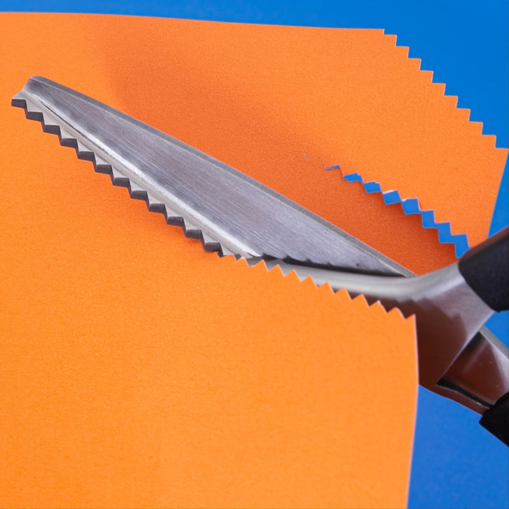 Tooth Cloth Scissors - Zigzag Cut for Fabric Cutting