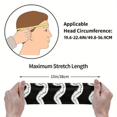Stylish Swirl Pattern Sport Headband