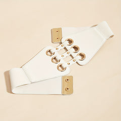 Rivets Wide Waist Belt Punk Corset Belts Women Coat Dress Belts