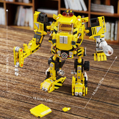 524pcs Jumper Mech Model Building Toy 2 in 1 Building Block Set