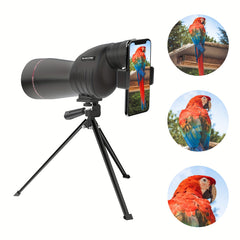25 75x60 HD Monocular High Power FCM Layer Coating BK4 Prism Long Range