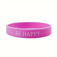 7pcs Inspirational Wristband Bulk Thank You Gift Silicone Bracelet Rubber Band