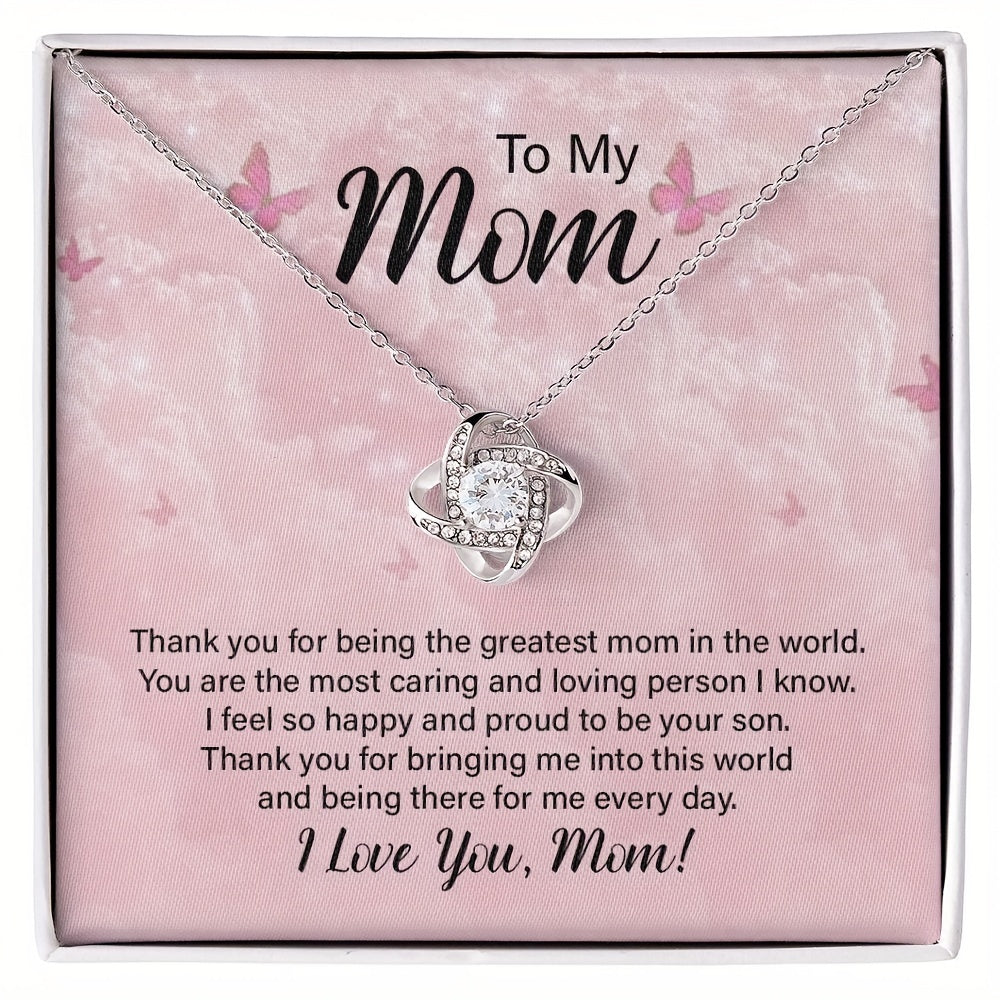 Mother's Gift Pendant Necklace Holiday Party Gift For Mom