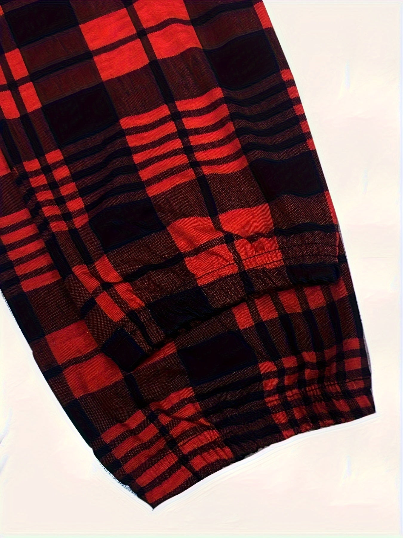 Plaid Print Lounge Set Tank Top & Pants Women's Loungewear