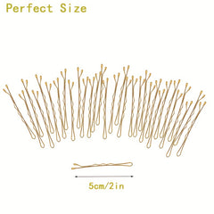 200 Blonde Hair Pins Hairpins With Box For Women Lady Girls Hair Pin