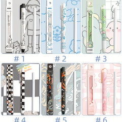 Cartoon Pen Shape Eraser, Retractable & Soft