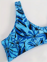 Boho Bikini Set Plus Floral Twist Bra & Panty Swimsuit