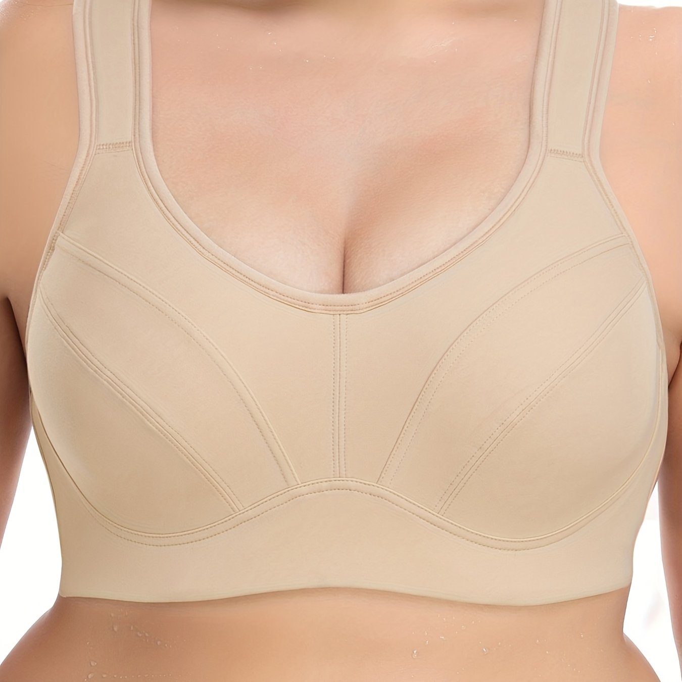  Comfy Sports Bra Full Cover High Impact Supportive Underw