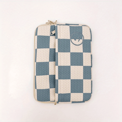 Plaid Pattern Sling Bag Waterproof Laptop Notebook Bag 33.02cm Laptop