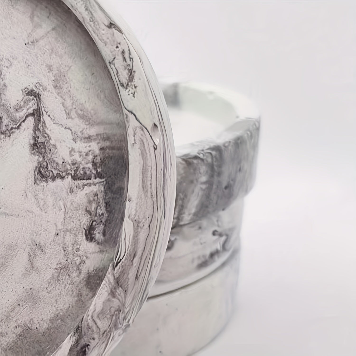 DIY Round Coaster Silicone Mold for Resin Cement