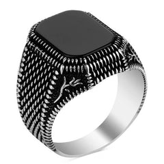 Men's Rhinestone Zinc Alloy Ring