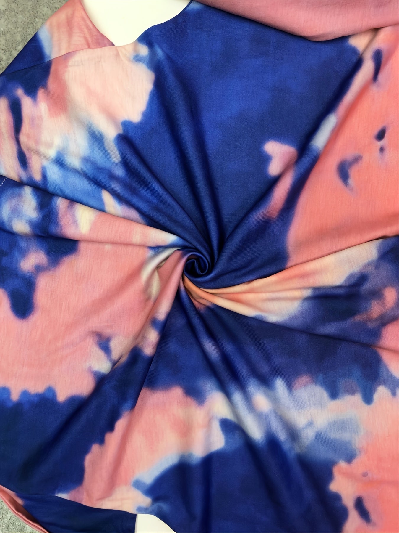  Tie Dye Crop Top & Sweatpants Set Co ords