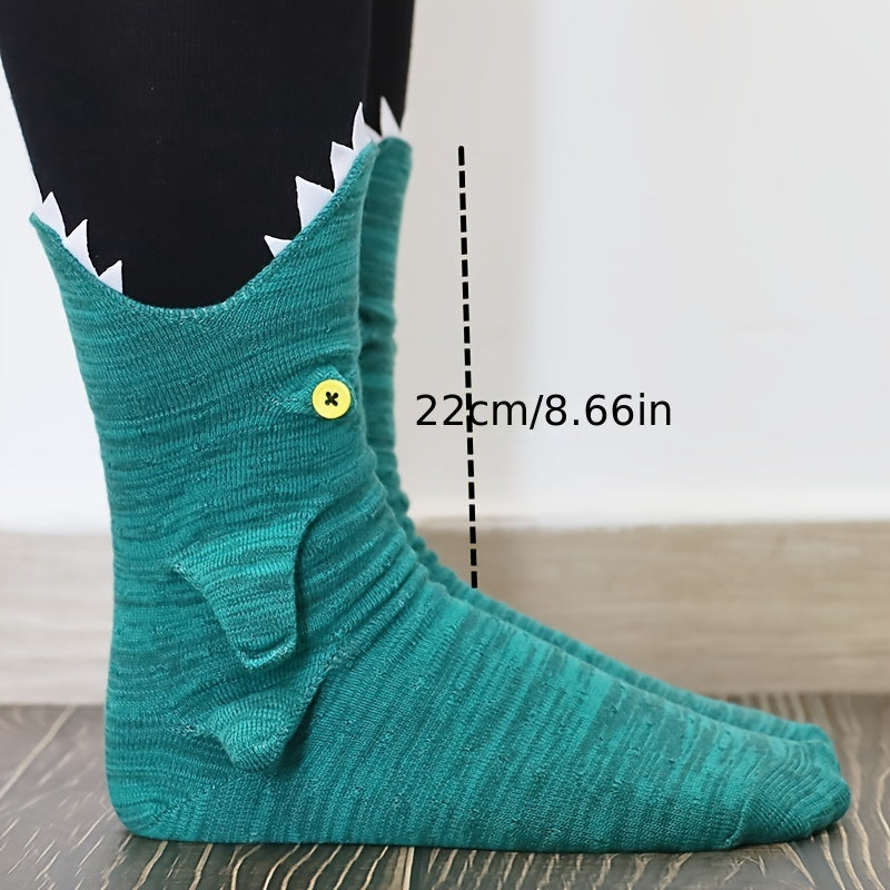 Crocodile Knitted Socks - Winter Home Warm Floor Socks